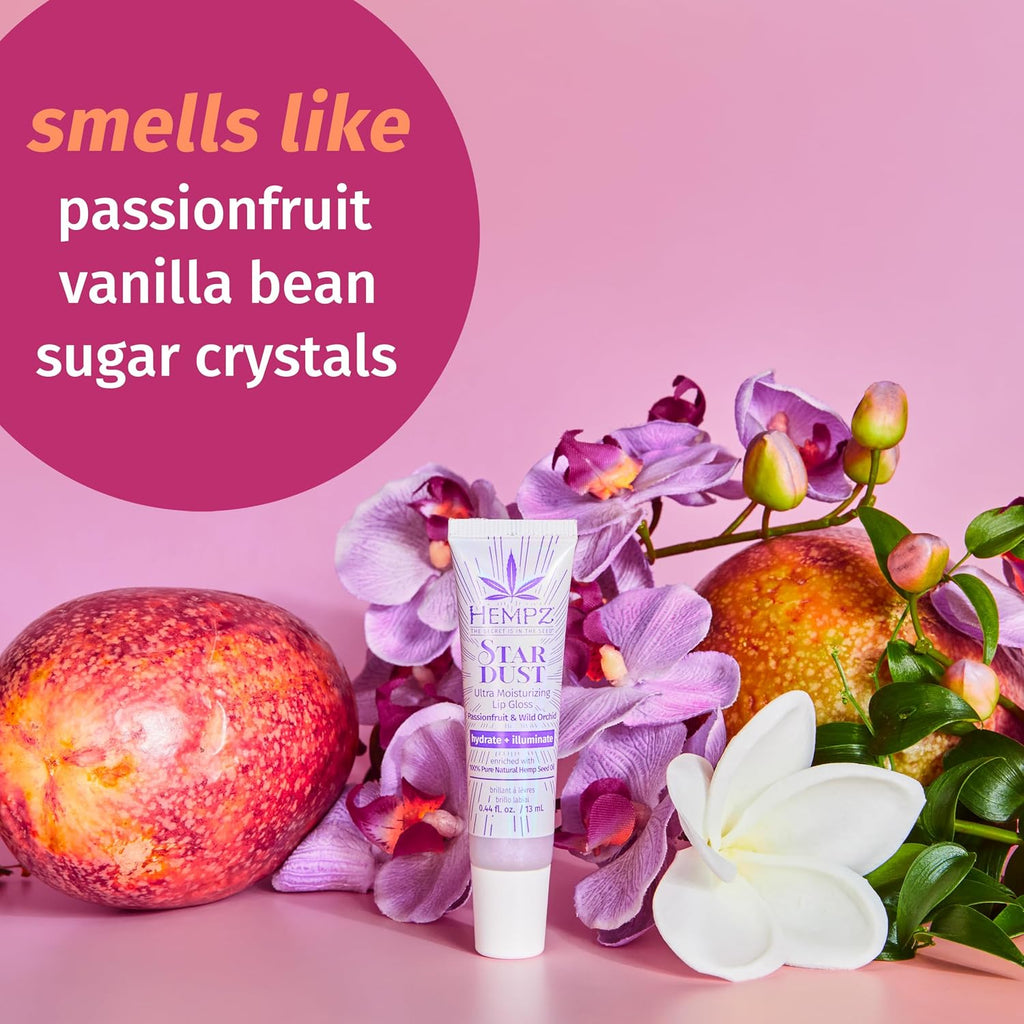 Star Dust Lip Gloss, Orchid, Passionfruit and Wild,.44 oz.
