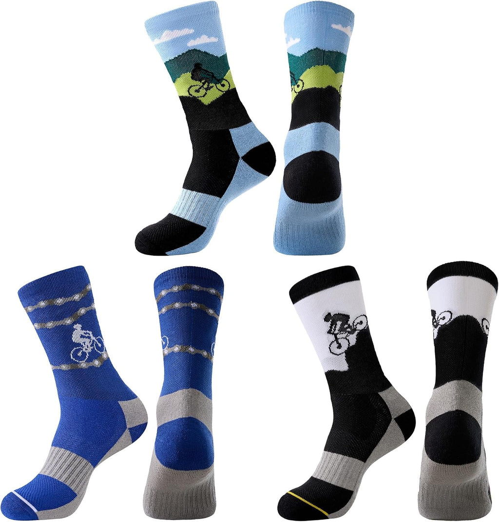 Athletic Socks Men Running Cycling Gifts for Runners Riders Sports Gear Accessories