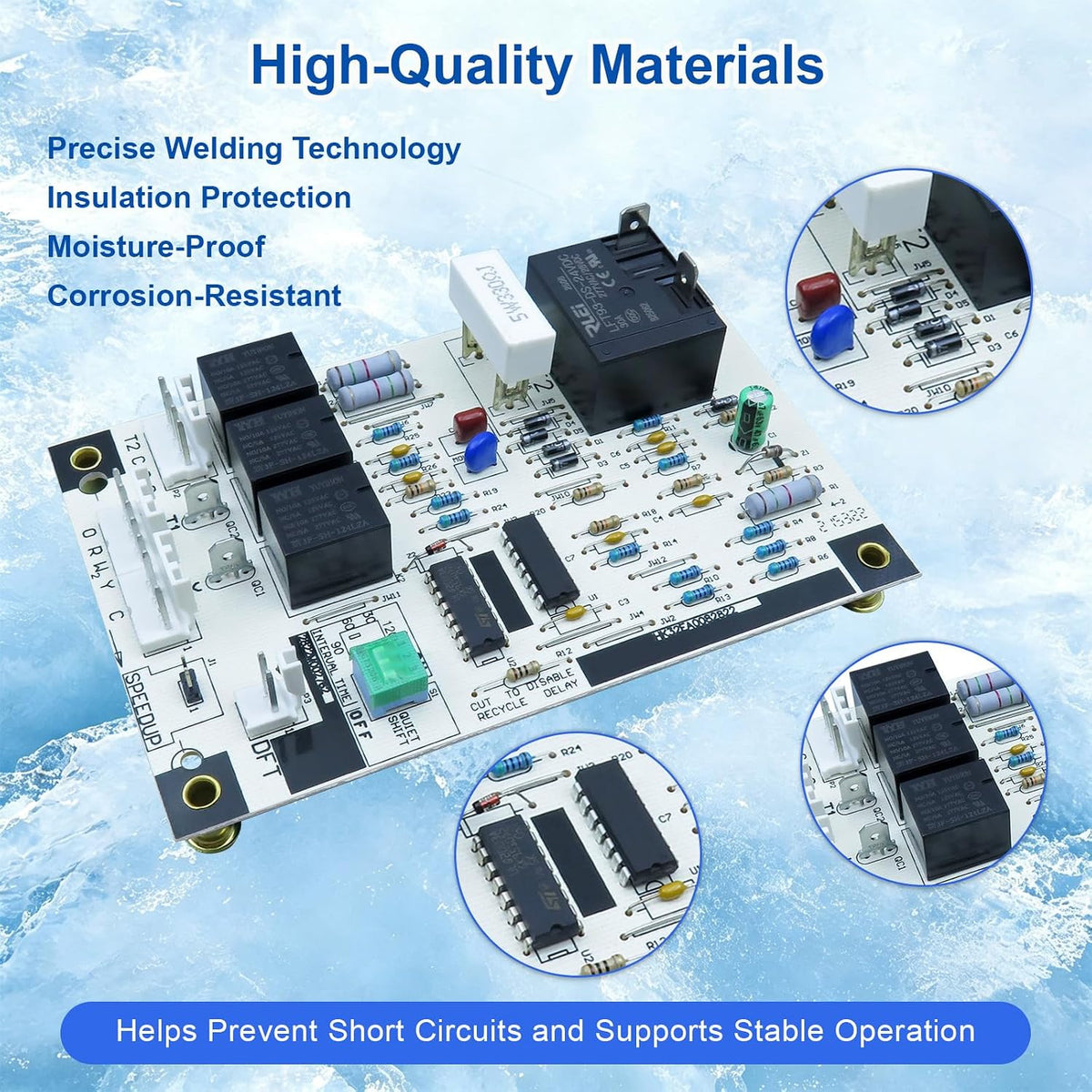 CEBD430433-10A Defrost Control Board Replacement HK32EA008 HK32EA003 CES0130076-00 Control Board,Compatible with Carrier/Bryant/Payne