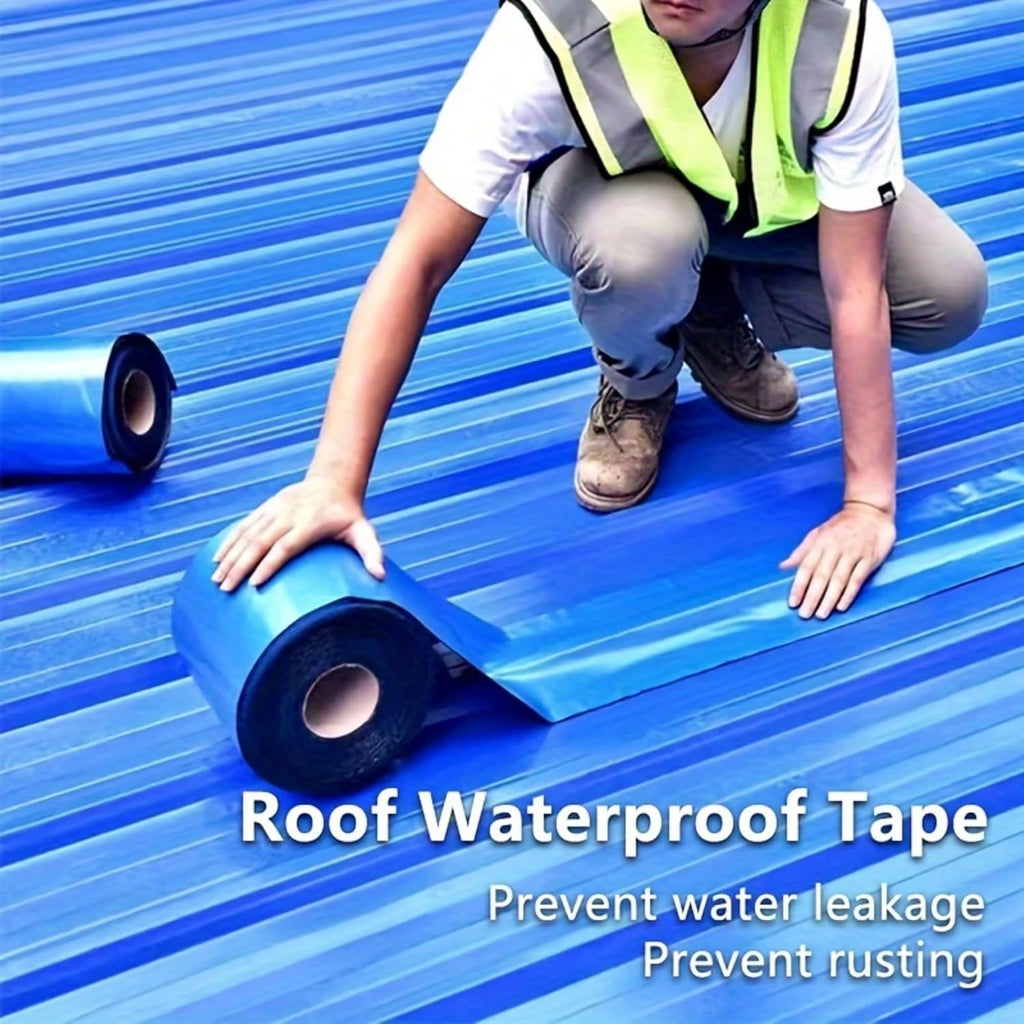 Waterproof Sealant Tape Self Adhesive Rubberized Asphalt Tape for RV Roof Metal Roof Corrugated Roof Leak Repair UV