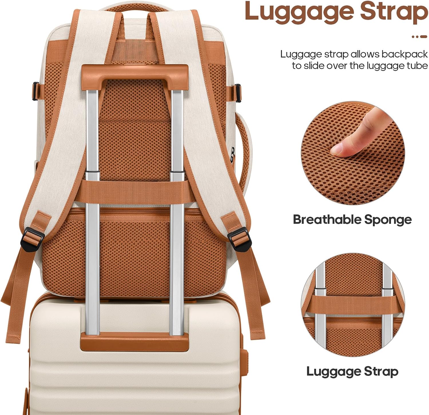 Luggage Sets 3 Piece, Carry On Luggage 20In With Spinner Wheels,PC Hardside Suitcase Set with TSA Lock,Durable Carry