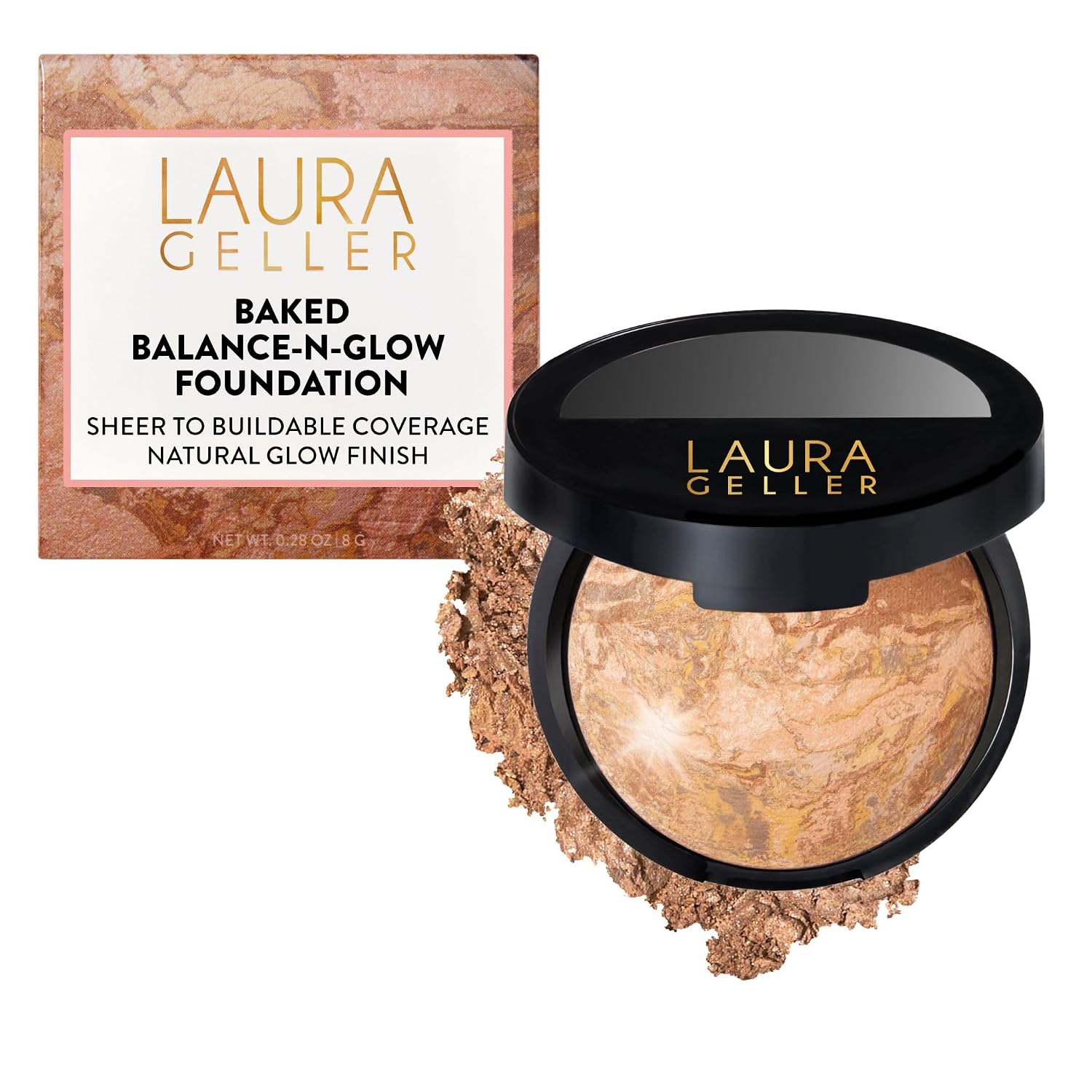 LAURA GELLER Baked Balance-N-Glow Illuminating Powder Foundation - Medium