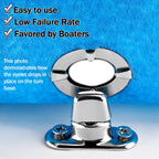 Gisafai 20 Sets Canvas Twist Lock Fasteners, Eyelet Stud Screws