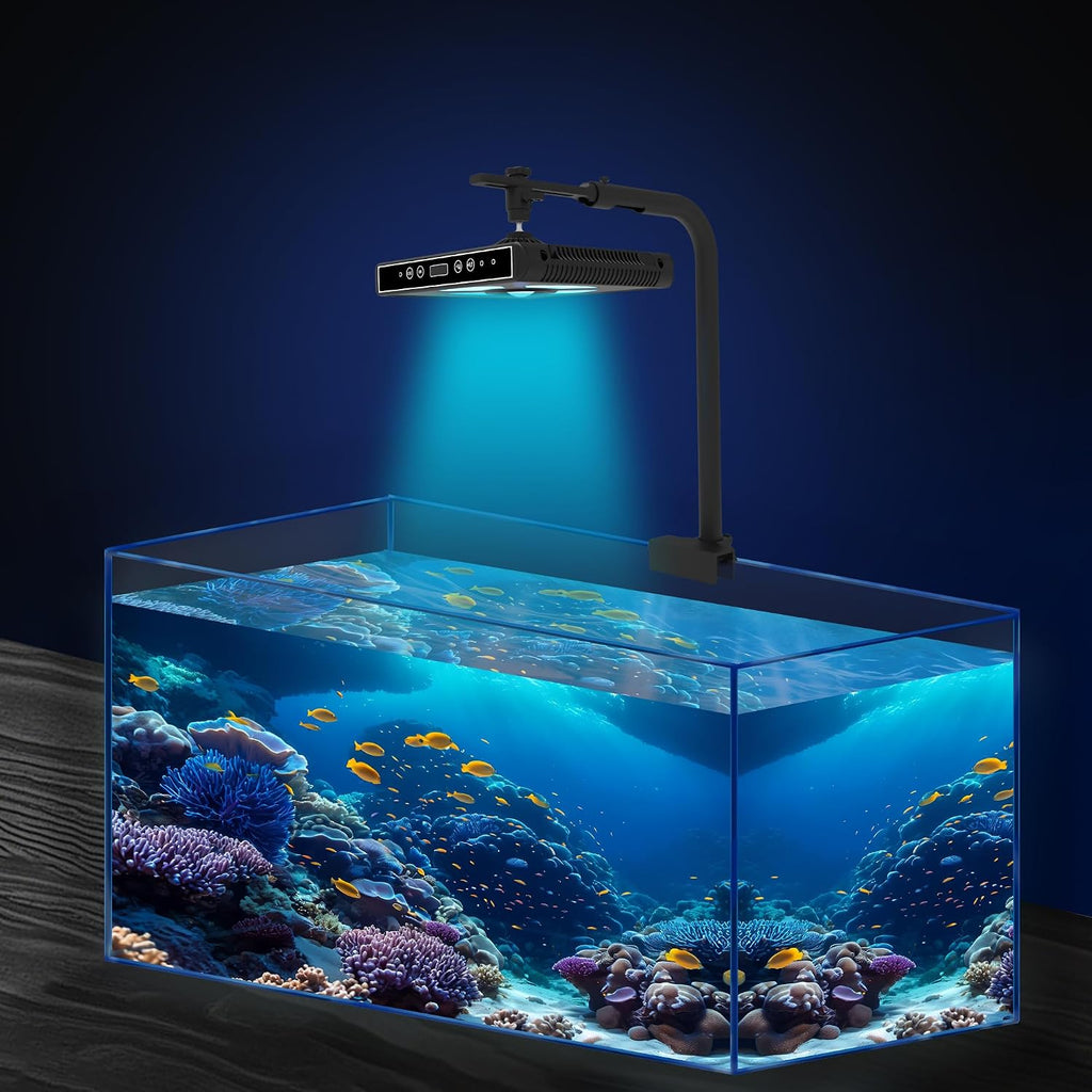 Aquarium Lights-100 watt 5 Channels Sunrise Sunset Moonlight Reef Lights for Coral SPS LPS Saltwater Tank