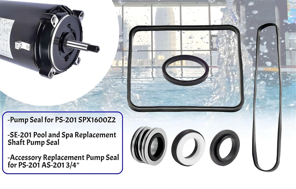 Go Kit 3 Pool Pump Seal for Hayward SP1600 SP2600 VSP X Regular Models