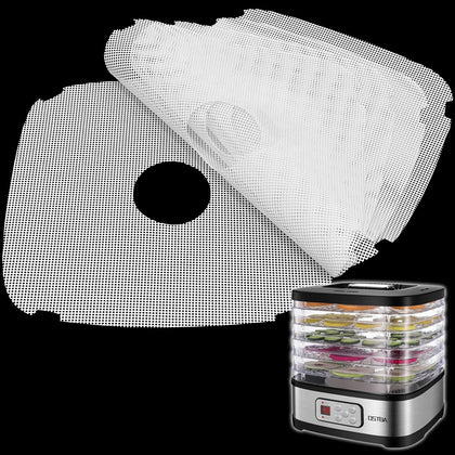 Silicone Dehydrator Sheets for OSTBA Food Dehydrator, Non-Stick BPA Free, Pack of 5 (Premium Reusable Food Dehydrator