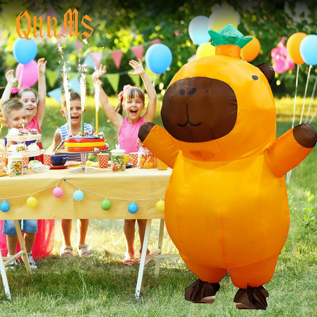 Capybara Inflatable Costume Adult, Funny Inflatable Costumes Blow up Suit Costumes for Adult,Party Cosplay Halloween