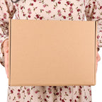 12x9x3 inch Small Shipping Boxes, Set of 6 Mailer Boxes, Brown