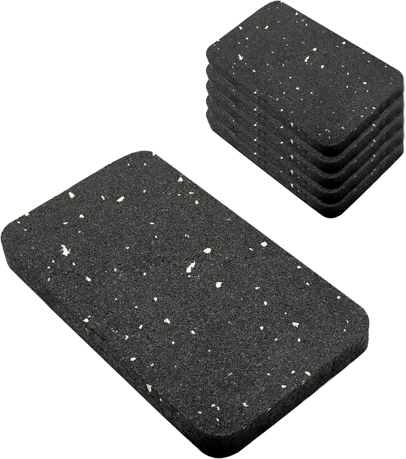 Thick Rubber Treadmill Mat Pads, for Noice Reduce, Anti Vibration, Floor Protection of Exercise Equipment, Stationery