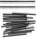 20pcs 2.54mm/0.1in Male Header Pins, 40 Pin Breakaway Strip
