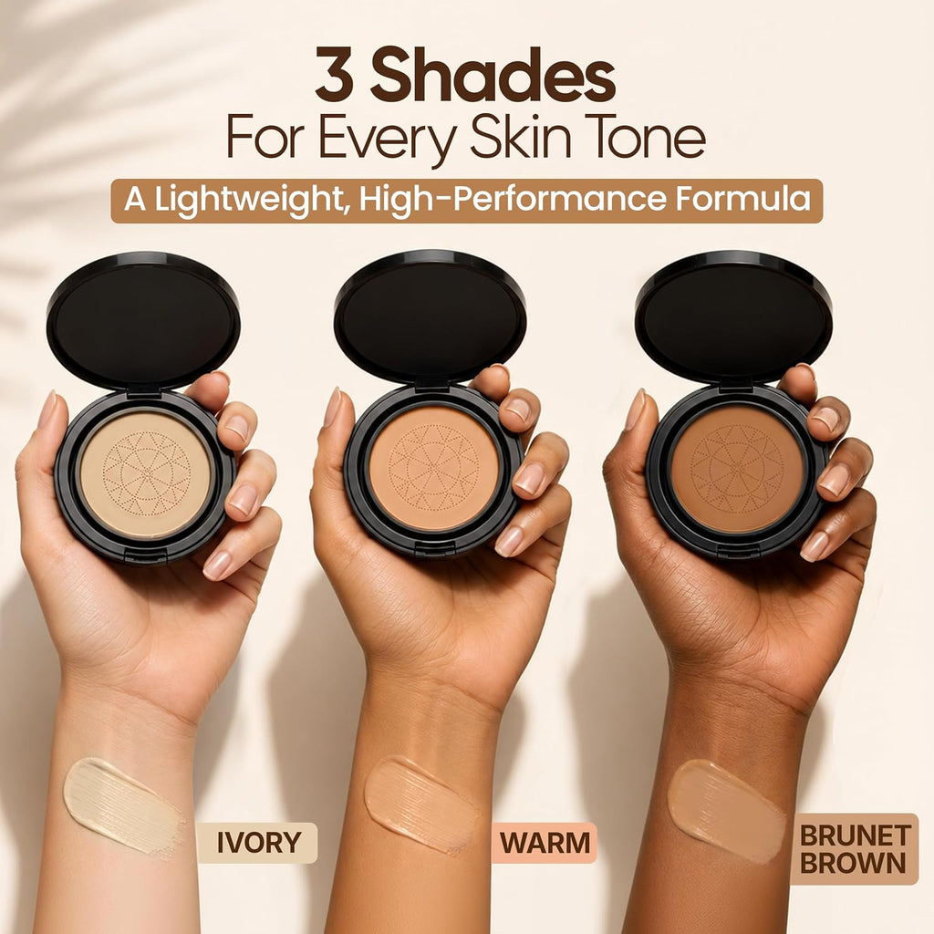 Glow Foundation for Mature Skin - Cushion Foundation - Warm