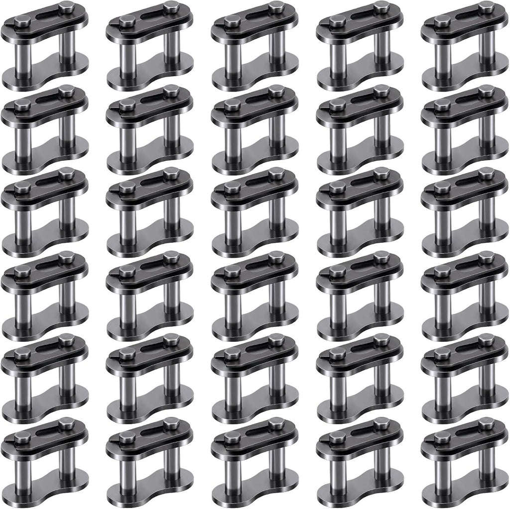 PAGOW 30pcs 40 Roller Chain Connecting Links, Master Connector Link