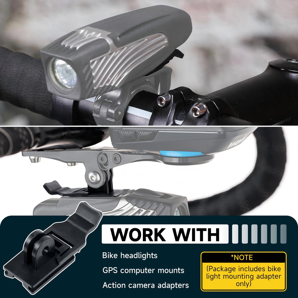 Bike Light Mount Adapter (2 Pack)