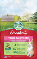 Essentials Young Rabbit Food, High-Fiber Rabbit Pellets, USA, 5 lb