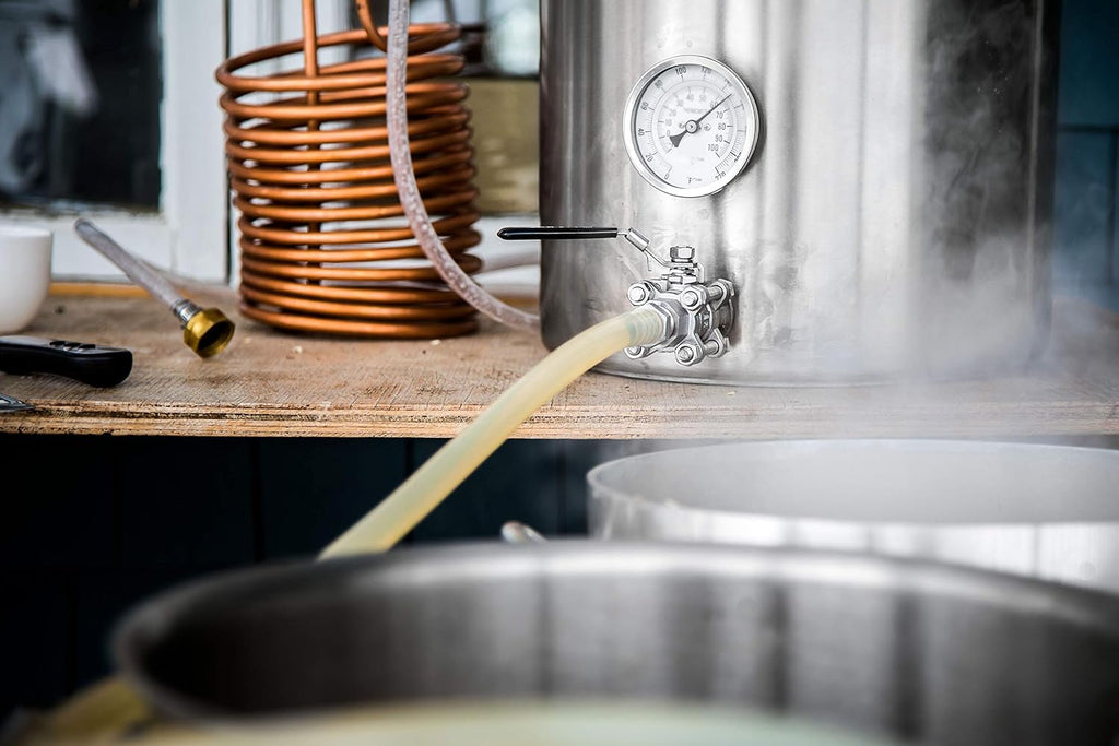 USA-Made Beer Mashing Hydrometer Calibrated at 155 Degrees Fahrenheit - Specific Gravity Pro Series Brewing Triple