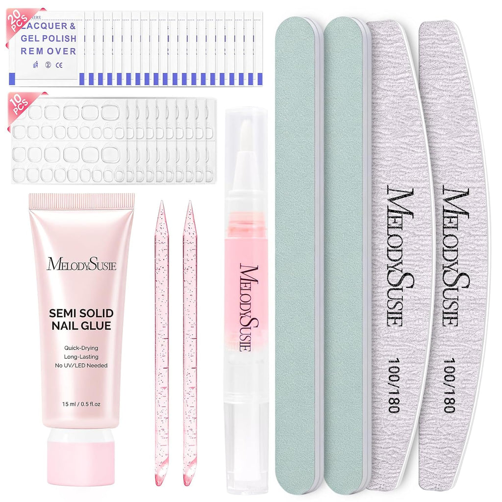 38PCS All-in-One Press On Nail Tool Kit for Manicure Prep