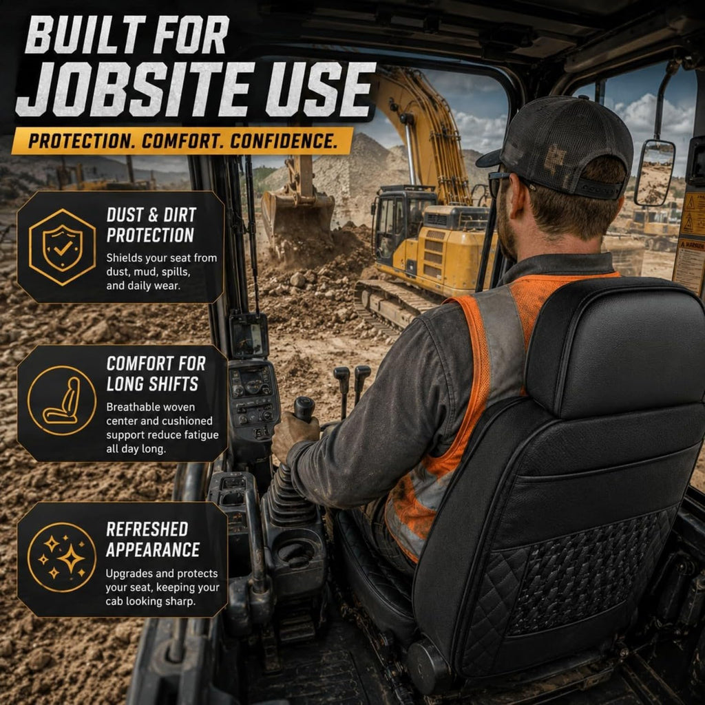 wanghongjin Tractor Seat Protector for Bobcat E26 Excavator 2022-2024