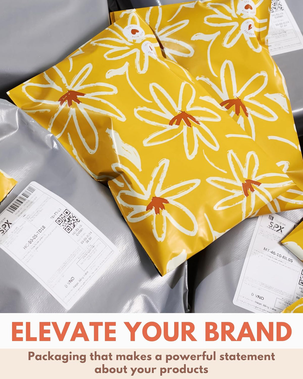 Poly Mailers 6x9-25 Pack Biodegradable Shipping Bags for Stationery and Small Accessories - Impack Self-Seal