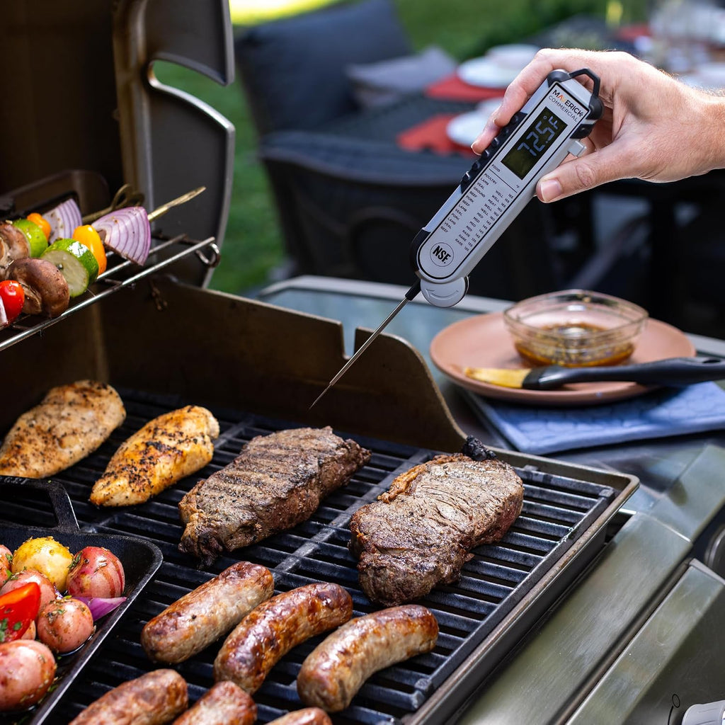 Pro‑Temp Digital Meat Thermometer PT‑100BBQ, Instant Read with Backlit Display, Oven Safe, Calibration Feature