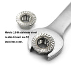 FullerKreg M12 x 1.75mm Serrated Hex Flange Nut