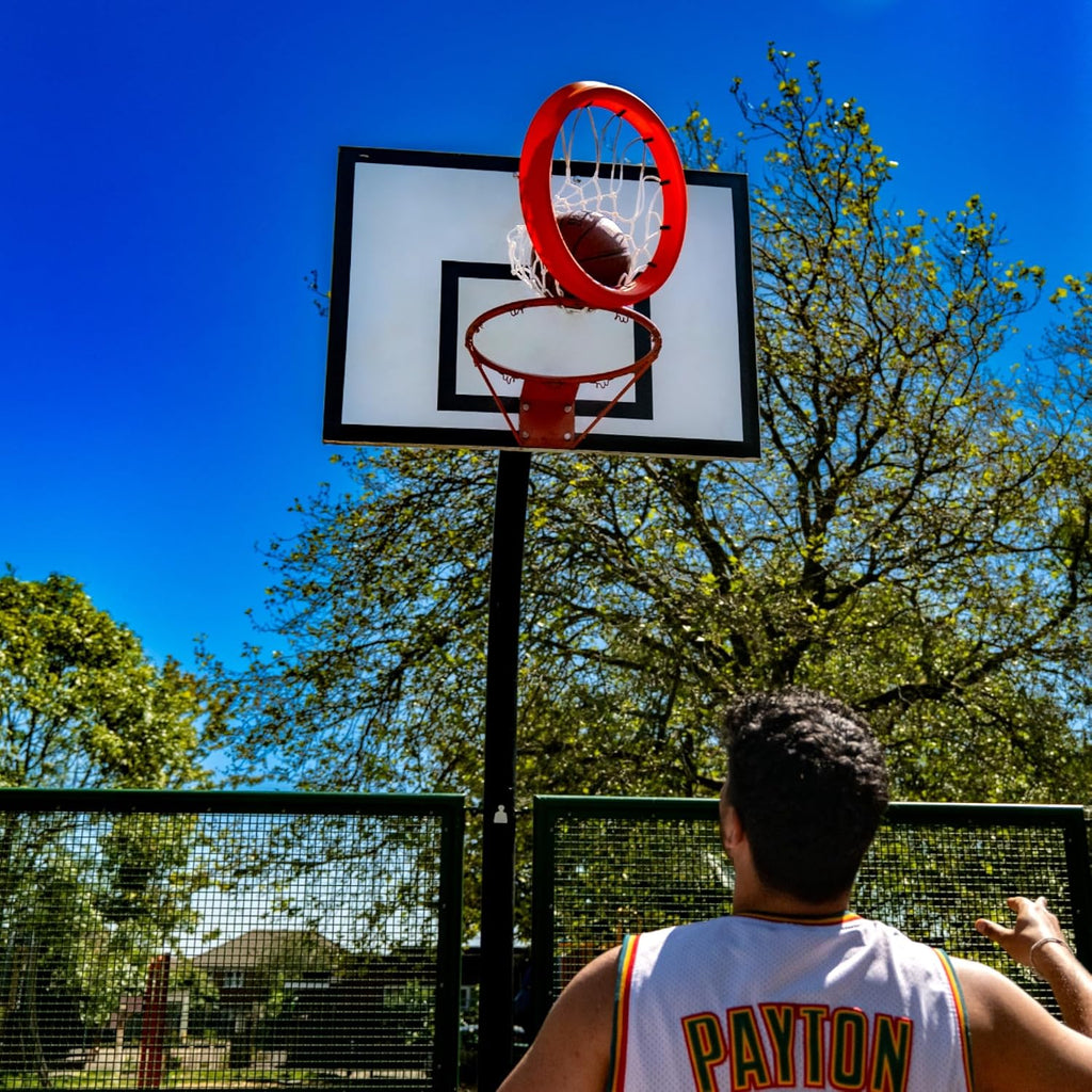 Portable Basketball Net/Hoop | HoopTheHoop | Outdoor and Indoor Removable Basketball Net | Fits All Standard Rim
