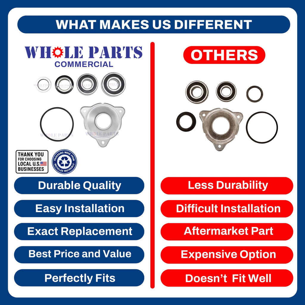 Whole Parts Commercial Washer Bearing Kit Part# 212/00100/00, 152/10117/01