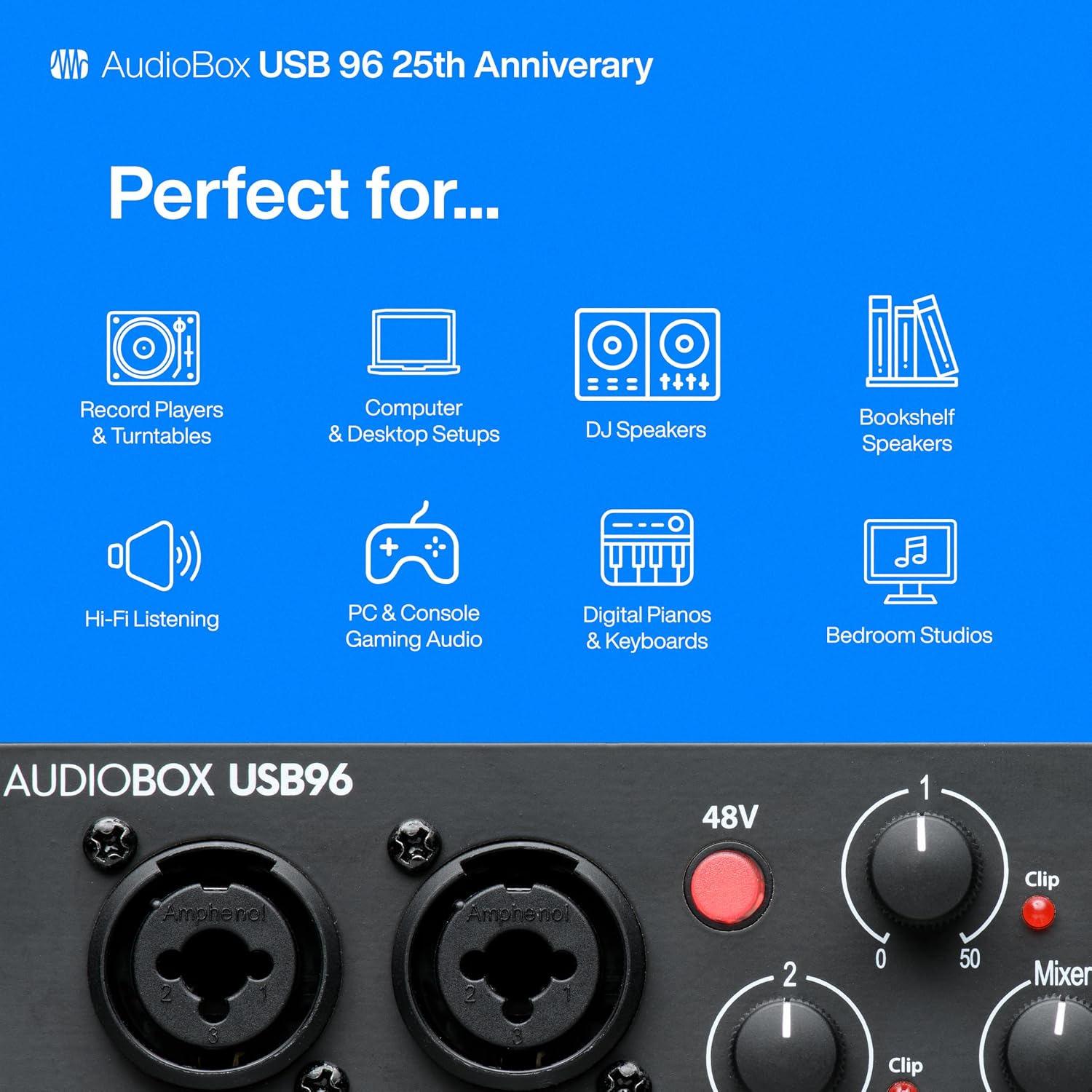 AudioBox 96 25th Anniversary USB Audio Interface