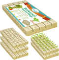 1 Inch Rockwool Cubes Seed Starter Plugs for Hydroponics, 300 Plugs | Promotes Germination Rate & Root Growth