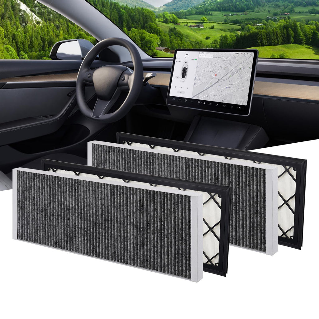 BASENOR Cabin Air Filter HEPA for Tesla Model Y 2020-2026 (4 Pack)