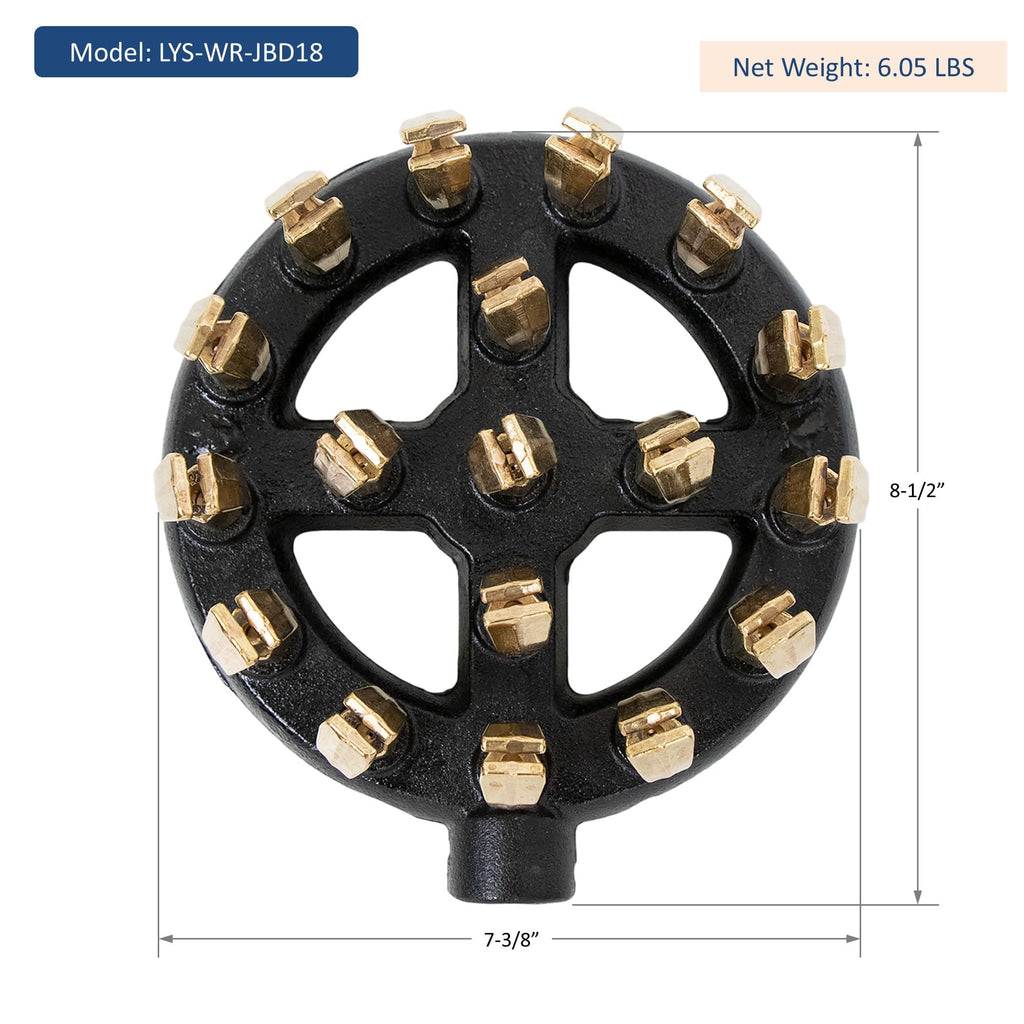 Leyso Liquid Propane Jet Burner with 18 Copper Tips for Chinese Wok Range