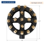 Leyso Liquid Propane Jet Burner with 18 Copper Tips for Chinese Wok Range
