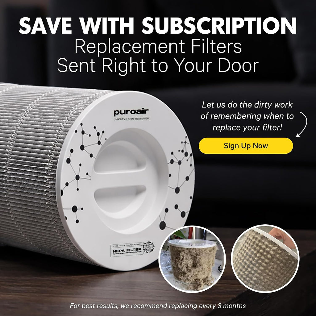 PuroAir 240 Replacement Filter - Genuine 240 Filter Replacement (2PK)
