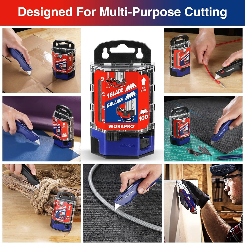 100-Pack Utility Knife Blades