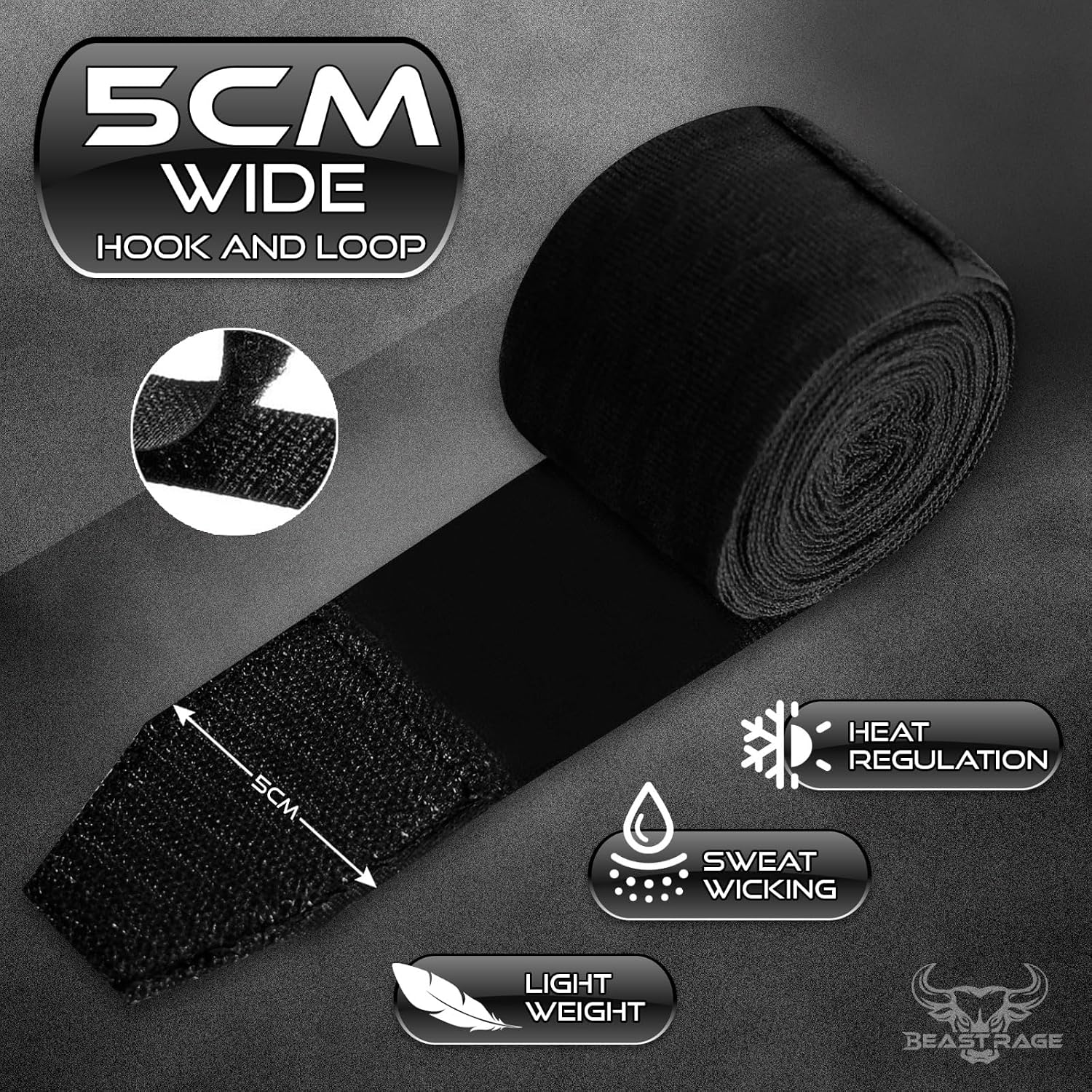Boxing Hand Wraps 4.5 Meter Martial Arts Bandages Inner Gloves Wrist Support Straps Punching Under Hand Knuckles