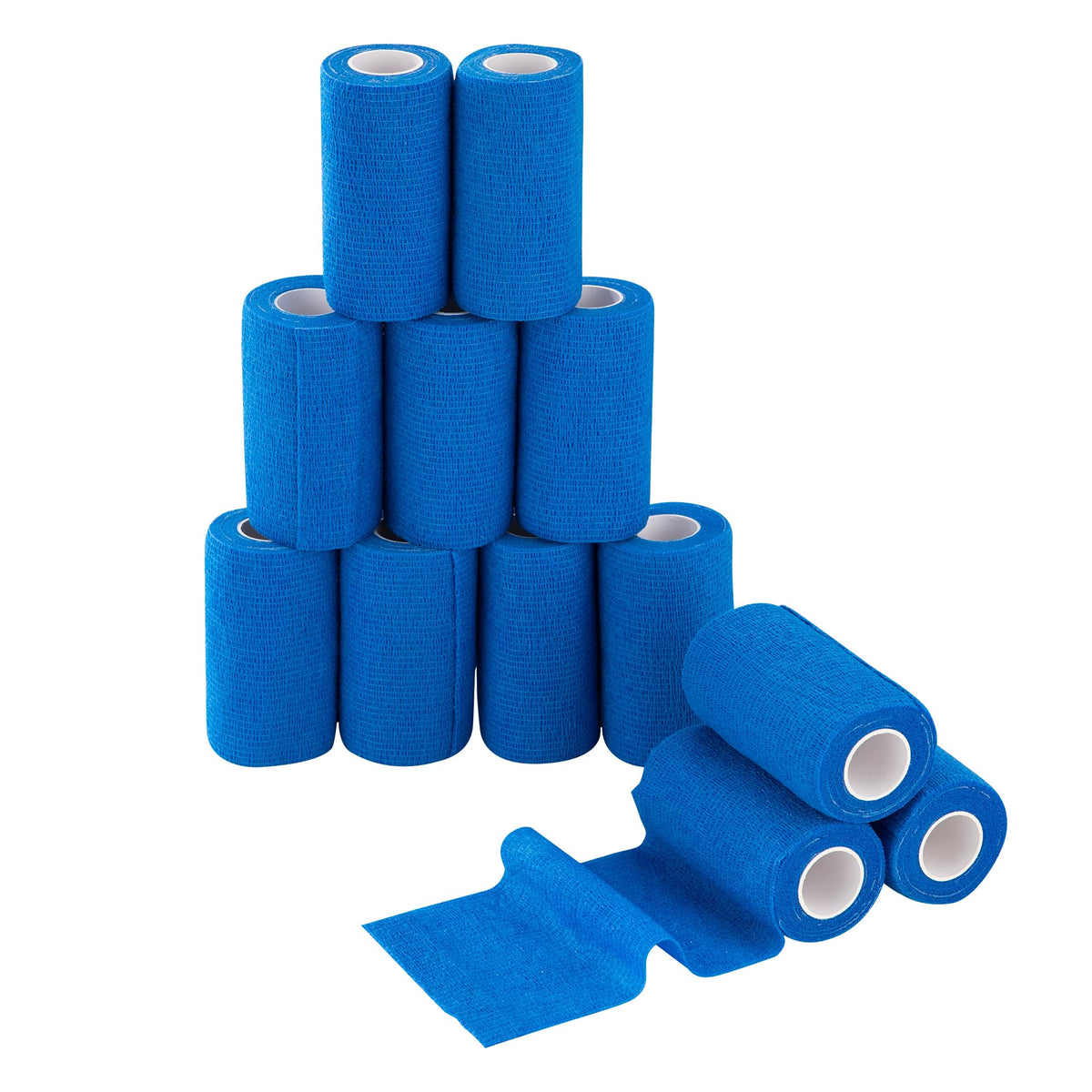Self Adhesive Bandage Wrap, Cohesive Vet Wrap 12 Pack 4 Inch