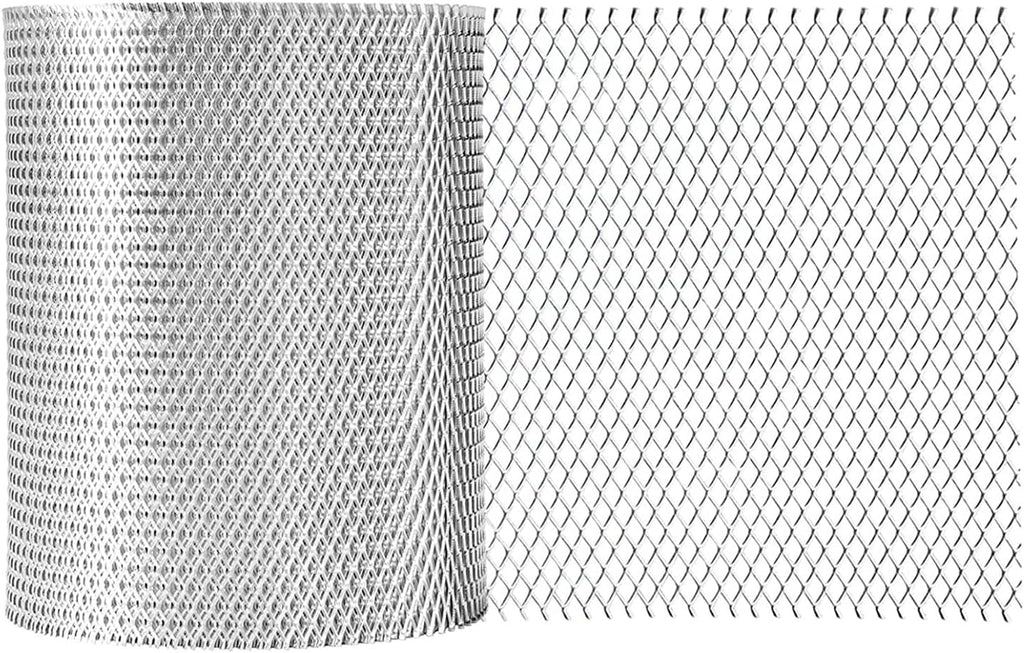 Aluminum Gutter Guard 5 Inch x 50 Feet Roll, Aluminum Leaf Filter Gutter Protection, Leaf Guard Protects from