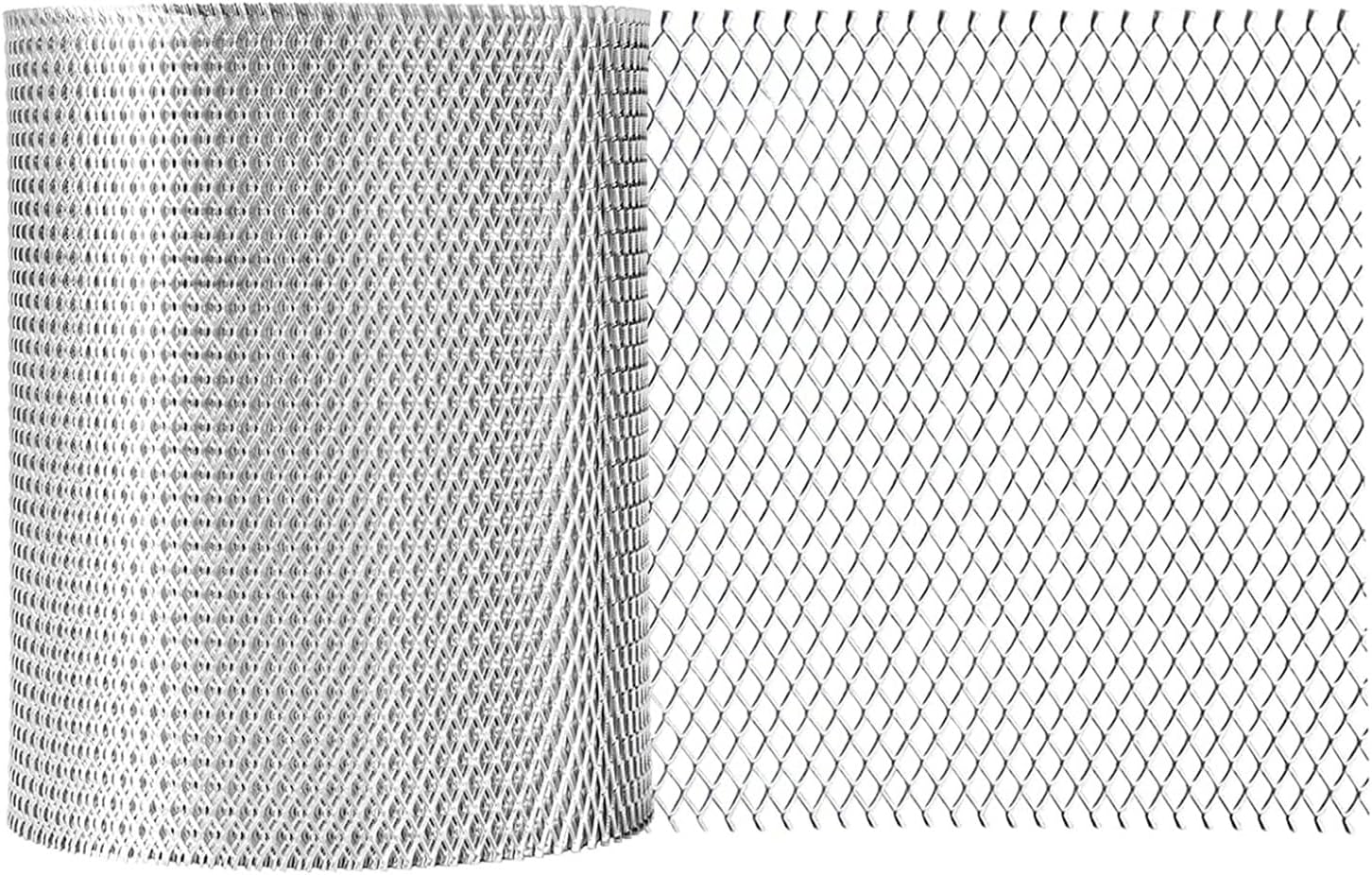 Aluminum Gutter Guard 5 Inch x 50 Feet Roll, Aluminum Leaf Filter Gutter Protection, Leaf Guard Protects from
