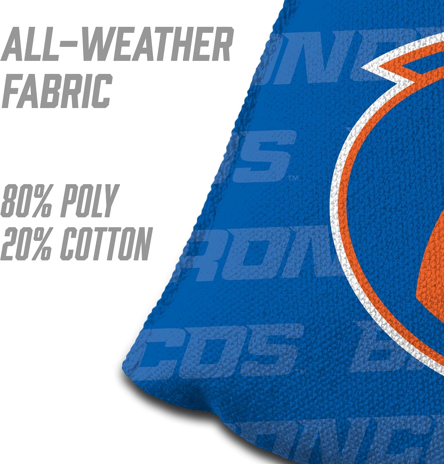 Officially-Licensed NCAA Set of 4 Cornhole Bags - All Weather Regulation 6” x 6” Size - 16oz Weight - Designed in USA