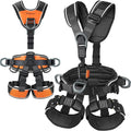 TRSMIMA Safety Harness Fall Protection - Roofing Full Body Climbing Harness | Men Tree Work Rock Climbing Chest