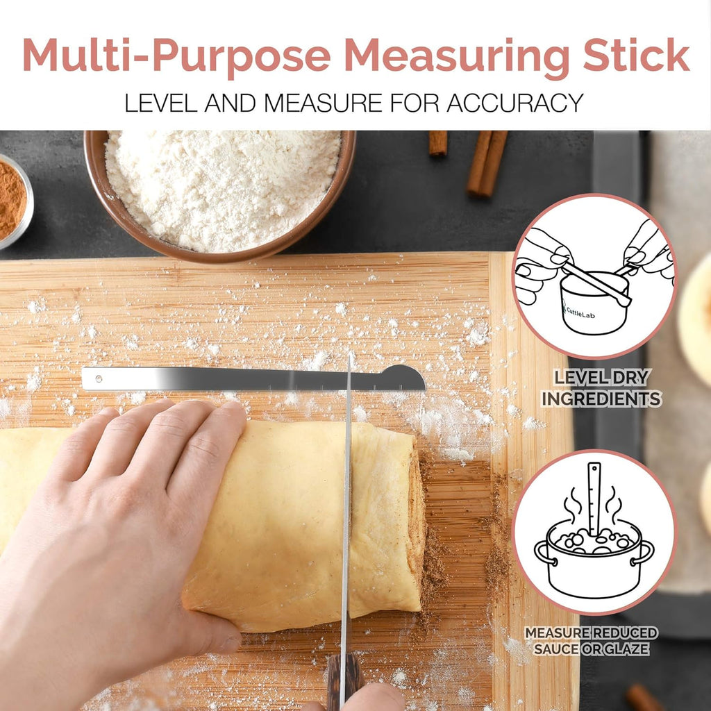 22-Piece Stainless Steel Measuring Cups and Spoons Set, Tad Dash Pinch Smidgen Drop Mini Measuring Spoons, Measuring