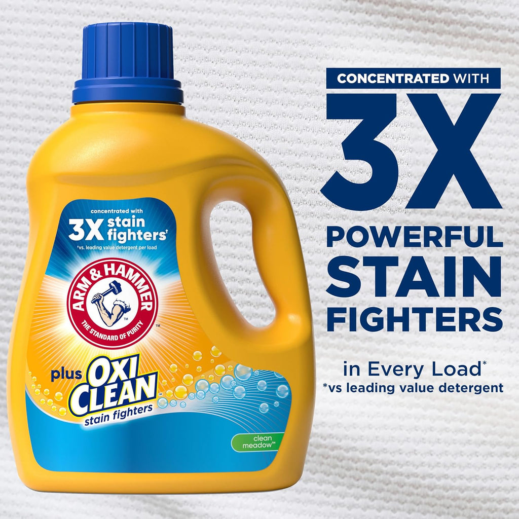 Plus OxiClean Liquid Laundry Detergent