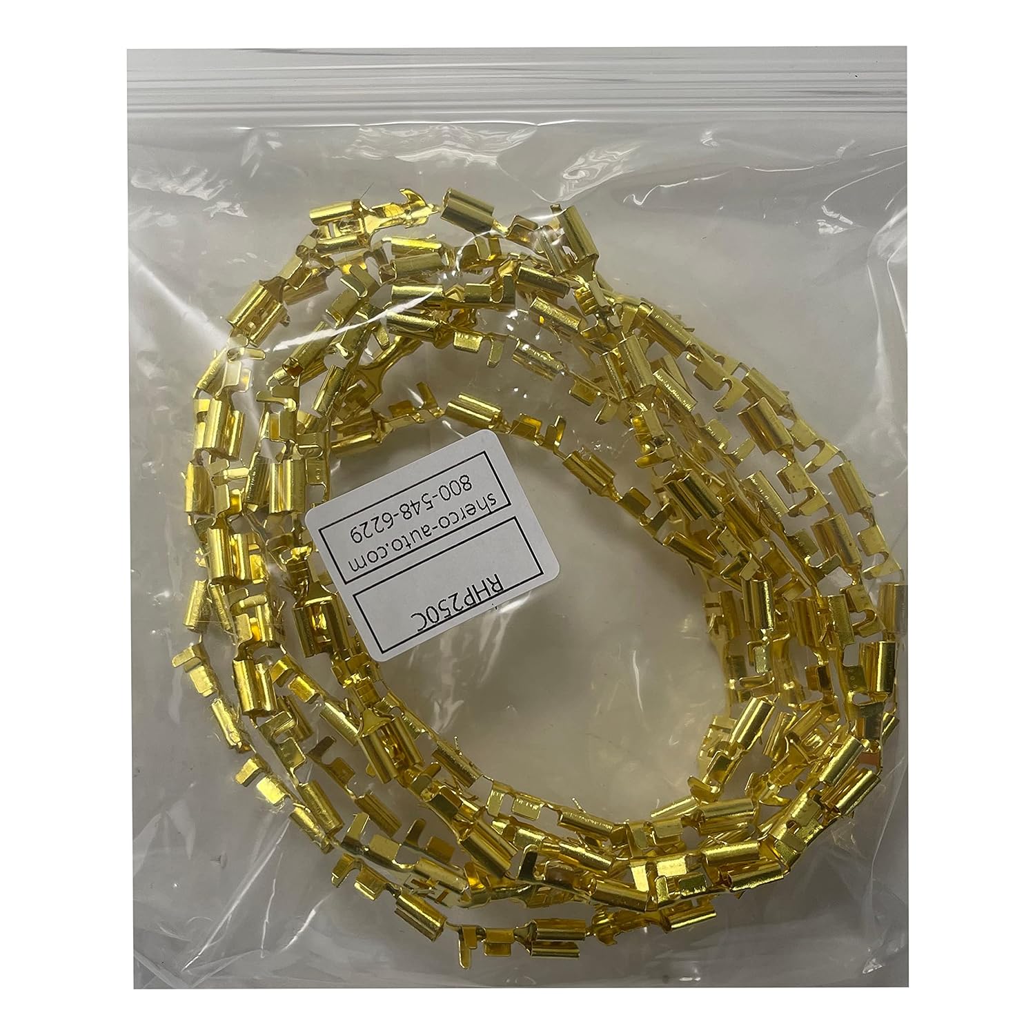 Female Terminal for Relay Connector w/Locking Tang 1/4" (.250) Push On Tab - 100 Pack