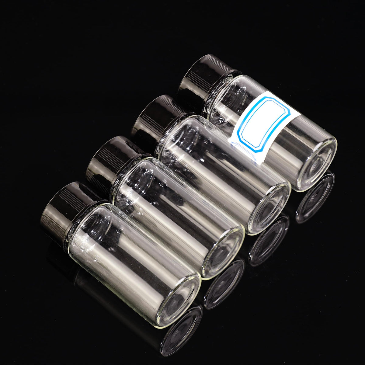 10ml Clear Glass Vials with Screw Caps 20PCS