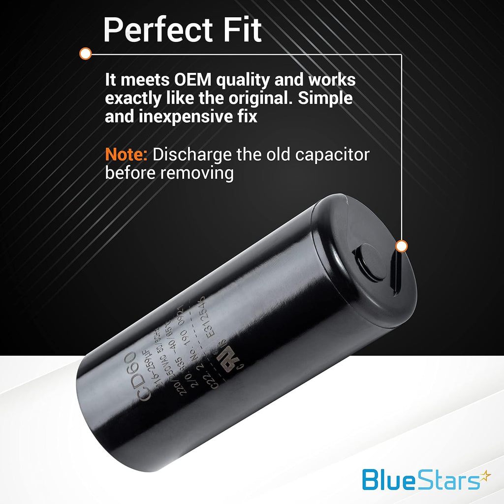[Original Version] BlueStars 216-259 uF MFD 220-250 VAC Motor Capacitor