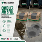 FLASHDRY Universal Spill Absorbent Pads, 17.5" x 13.5", 300-Count