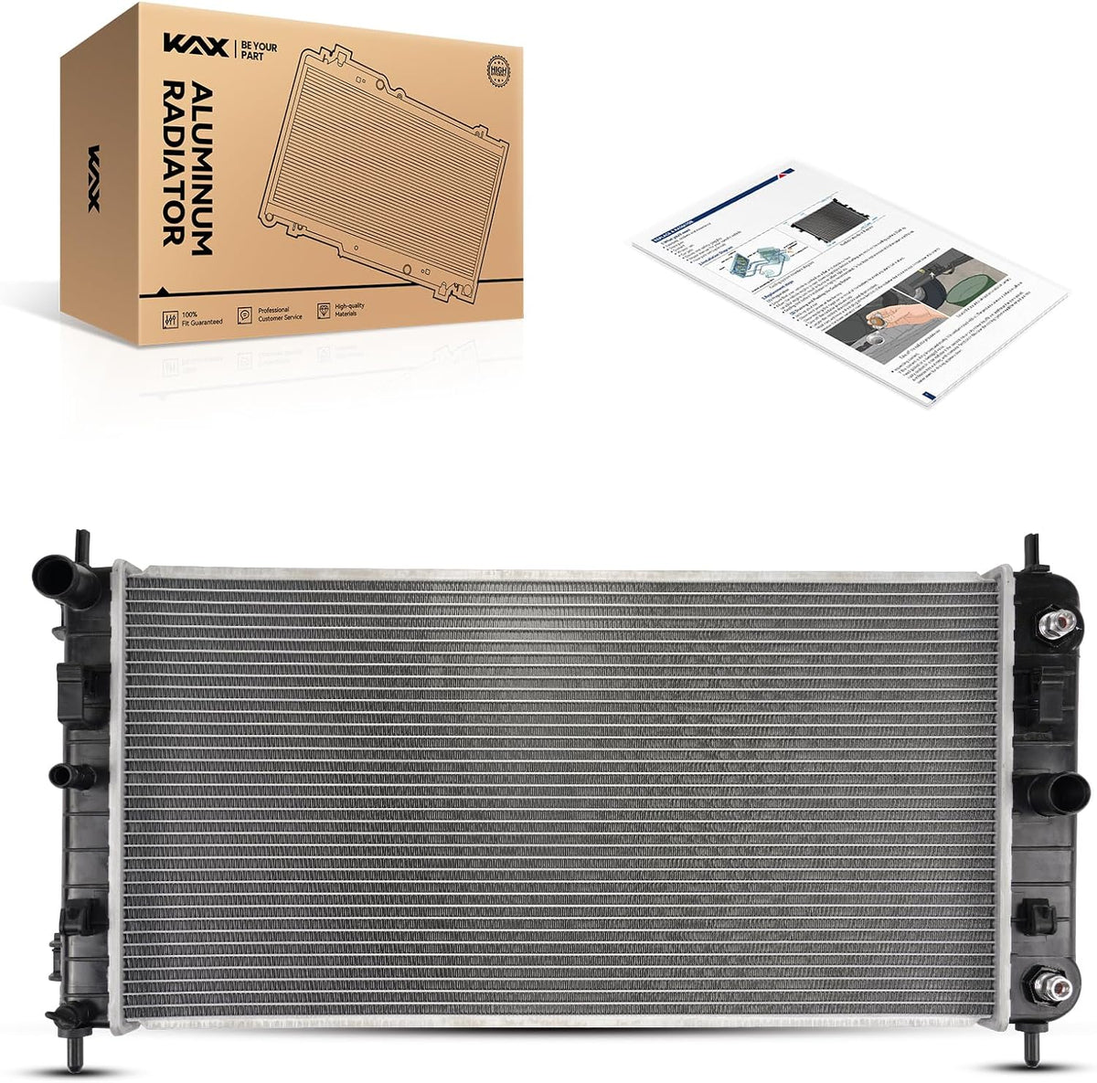 KAX CU2727 Engine Cooling Radiator Replacement for 2005-2010 G6 3.5/3.9L