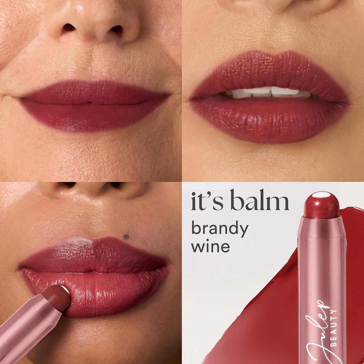 It's Balm Moisturizing Lip Crayon 2PC Set, Vintage Mauve, Brandy Wine