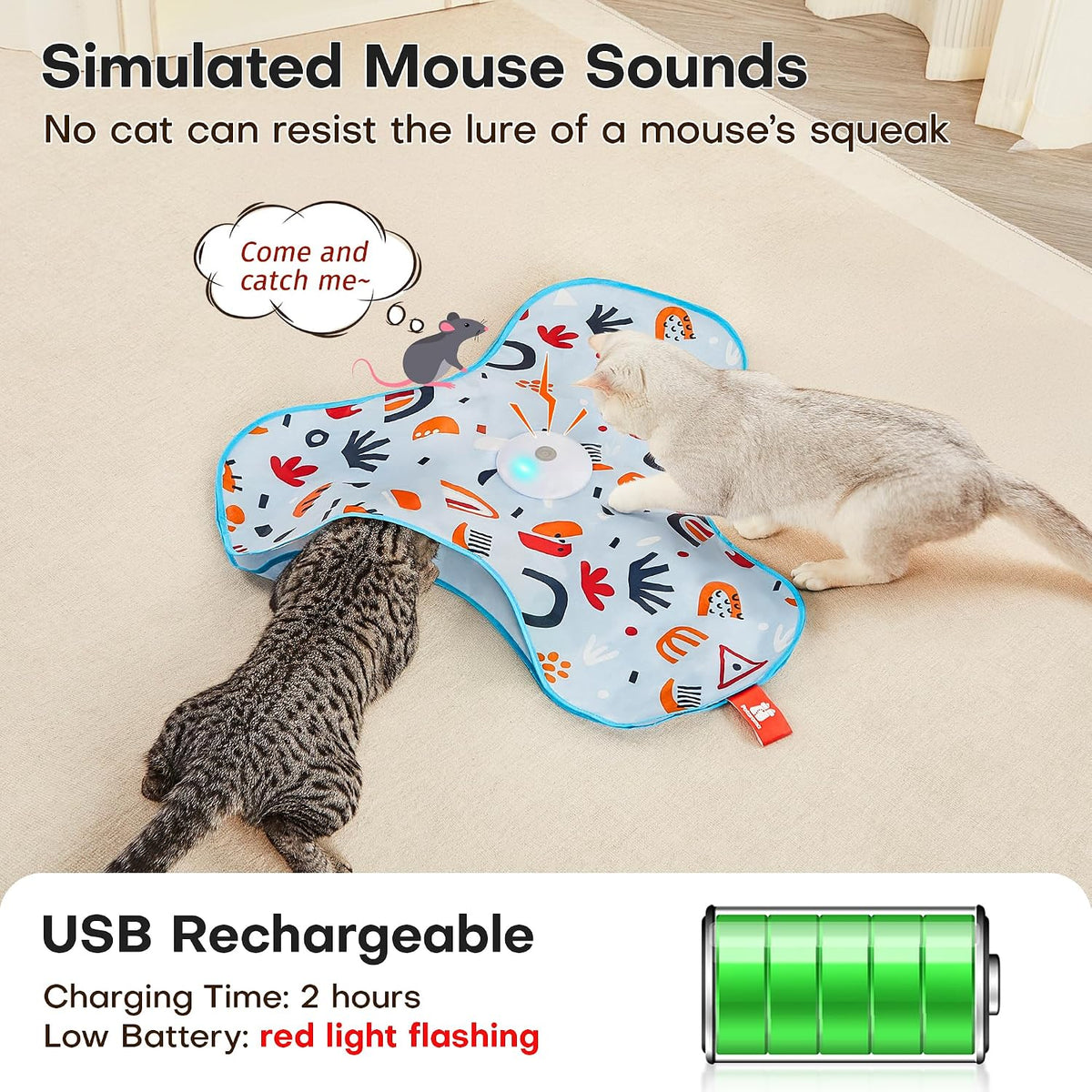 Hide and Seek Interactive Cat Toys