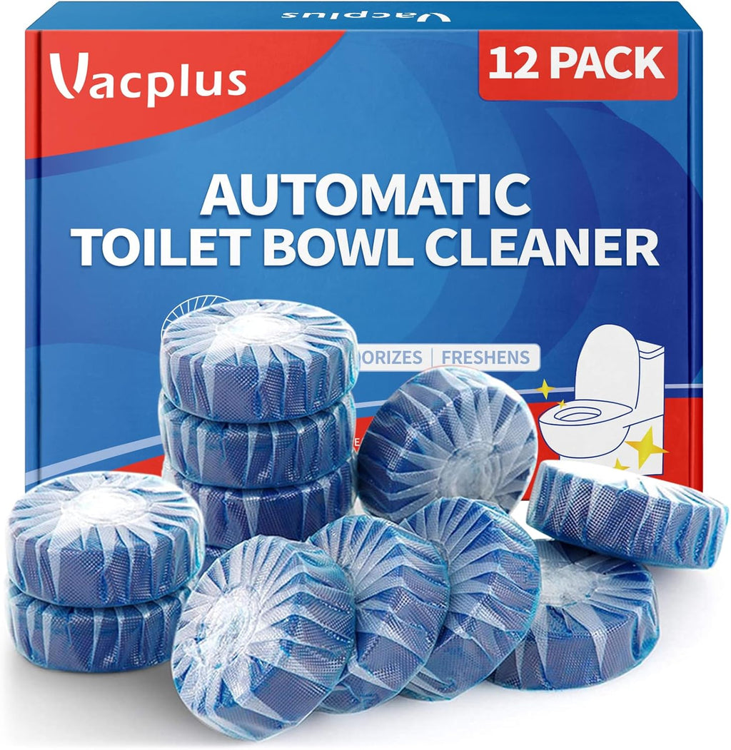 Toilet Bowl Cleaner Tablet, Commercial Bathroom Cleaners, 12 Pack