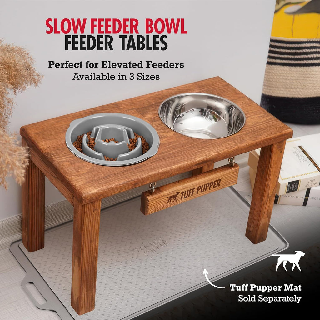 Slow Feeder Insert Bowl | Puzzle Maze Slows Down Eating | Elevated Feeder Tray Bowls | Standalone Dog Bowl | Pet